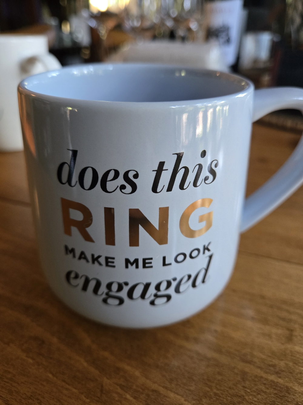 ENGAGEMENT MUG - Pale Blue from Indigo Books